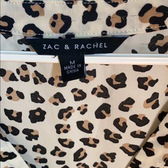 Zac and Rachel Cheetah print high low blouse - Picture 3 of 8